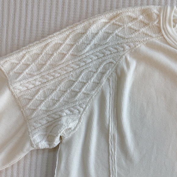 Free People We The Free May As Well Henley -Oversized Top NWT - Picture 12 of 12